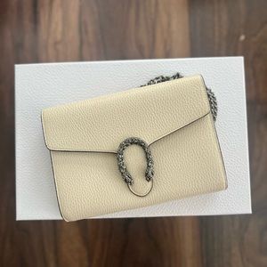 Gucci Dionysus mini leather chain wallet